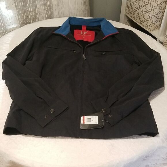 Mens London Fog Tower Microfiber Golf Jacket Medium nwt - Picture 8 of 12